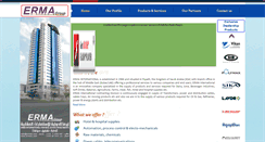 Desktop Screenshot of ermaintl.com